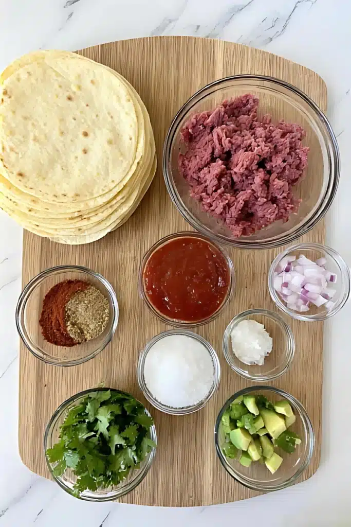 Ground Beef Tacos with Corn Tortillas | Easy, Authentic Recipe 2 ingredients for ground beef tacos with corn tortillas