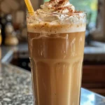 Ultimate Dairy-Free Dessert Recipes (No-Bake, Creamy, & Kid-Friendly) 4 Served iced skinny proffee coffee with straw.