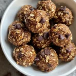 Easy Nut-Free Dairy-Free Snacks (Kid-Approved + Allergy-Safe) 3 Nut-free energy balls made with oats and sunflower seed butter
